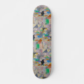 Fahren unter einem schwarzen Stern Skateboard (Vorne)