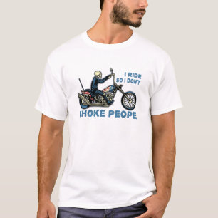 Fahren wie ein Krieger: Biker-Hamlet T-Shirt