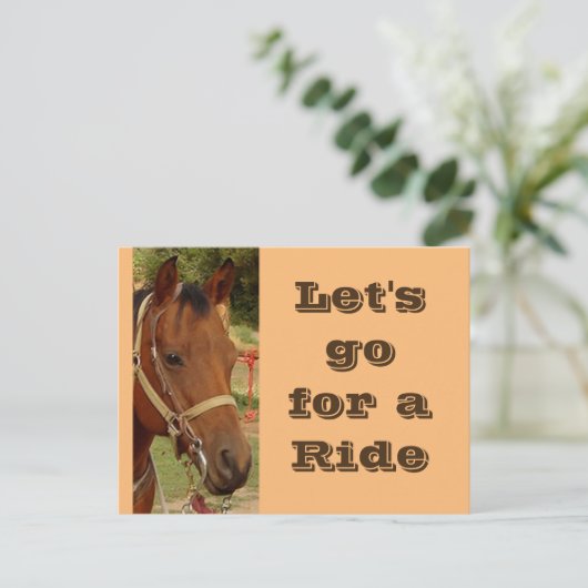 Fahren wir auf der Postkarte (Stehend Vorderseite)