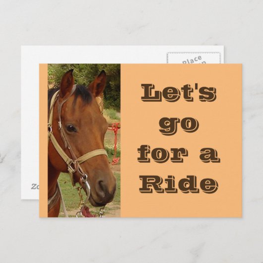 Fahren wir auf der Postkarte (Vorne/Hinten)