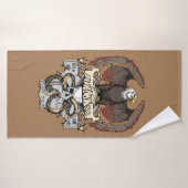 Fahren zum Live-Biker-Design Badehandtuch (Badehandtuch)