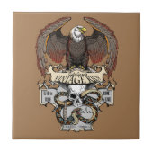 Fahren zum Live-Biker-Design Fliese (Vorderseite)