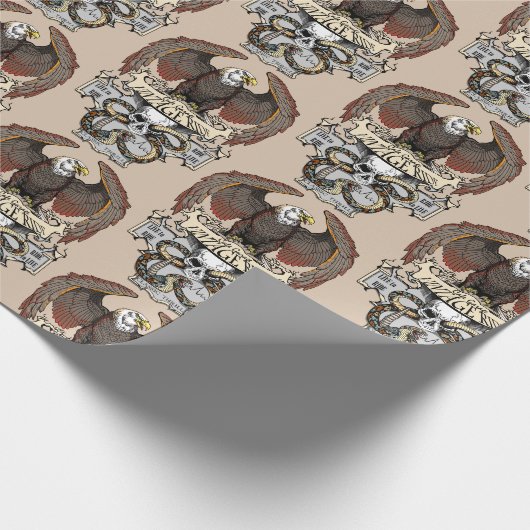 Fahren zum Live-Biker-Design Geschenkpapier (Ecke)