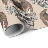 Fahren zum Live-Biker-Design Geschenkpapier (Rolleneckpunkt)