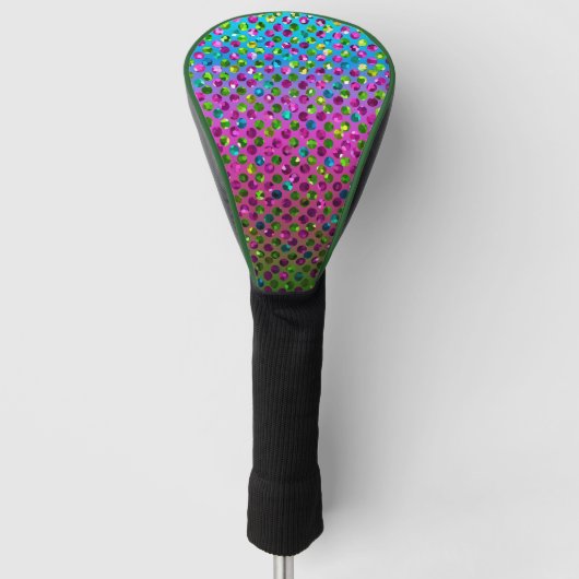 Fahrer-Abdeckung KristallBling Strass Golf Headcover (Vorderseite)