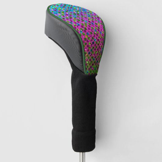 Fahrer-Abdeckung KristallBling Strass Golf Headcover (angewinkelt)