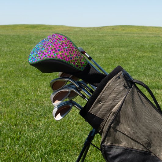 Fahrer-Abdeckung KristallBling Strass Golf Headcover (In SItu)