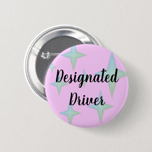 Fahrer-Abzeichenknopfrosa und -GRÜN Button (Vorne & Hinten)