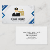 Fahrer | Chauffeur | Transport Visitenkarte (Vorne/Hinten)