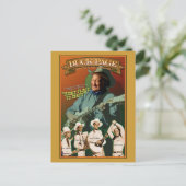 Fahrer der Lila Seite. Postkarte (Stehend Vorderseite)