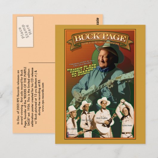 Fahrer der Lila Seite. Postkarte (Vorne/Hinten)