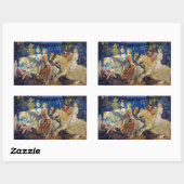 Fahrer der Sidhe, c. 1911 von John Duncan Rechteckiger Aufkleber (Blatt)