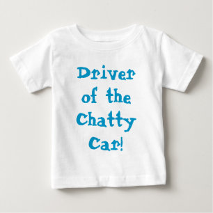 Fahrer des geschwätzigen Autos Lustig Baby T-shirt