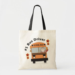 Fahrer des Schulbus-#1 Tragetasche
