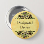 Fahrer für das Erntedankfest-Kornukopia-Button Button (Vorne & Hinten)