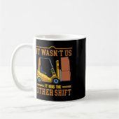 Fahrer Gabelstapler-Tag Fathlon Funny Gabelstapler Kaffeetasse (Links)