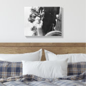 Fahrer in einem Mercer für das Astor Cup-Foto Leinwanddruck (Insitu (Schlafzimmer))