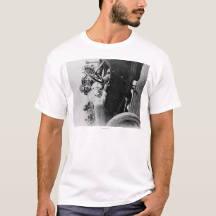 Fahrer in einem Textilienhändler für die Astor T-Shirt