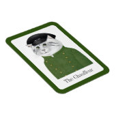 FAHRER KAT 3x4 Flexibler Magnet + Text (Rechte Seite)
