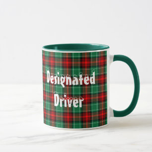 Fahrer Männlich Grün Kariert Kaffeetasse