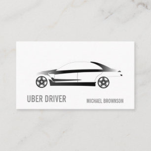 Fahrer Metall Auto Auto Qr Visitenkarte