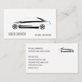 Fahrer Metall Auto Auto Visitenkarte (Vorne/Hinten)