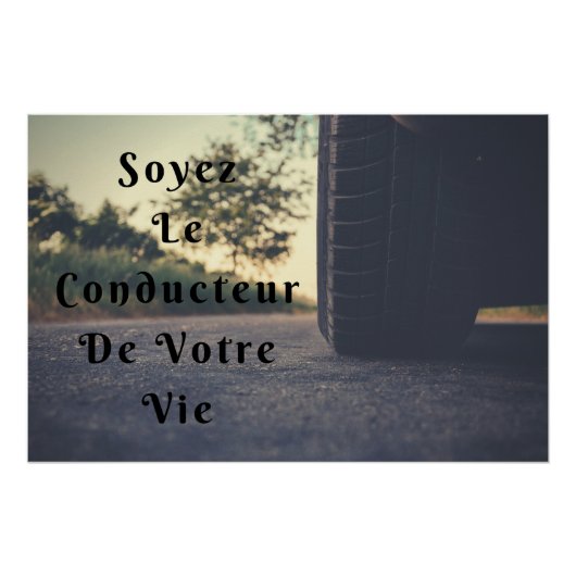 "Fahrer" Poster (Vorderseite)