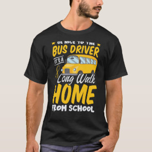 Fahrer-Schulleidenschaft Bus Spaß Sarcastic Profes T-Shirt