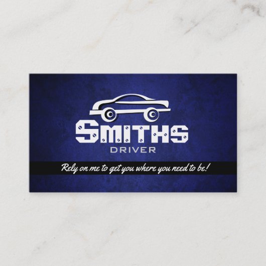 Fahrer-Taxi-Visitenkarten Visitenkarte (Vorderseite)