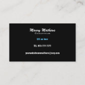 Fahrer-Visitenkarten Visitenkarte (Rückseite)