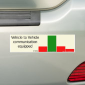 Fahrer zur Fahrer-Kommunikation Autoaufkleber (Auf Auto)