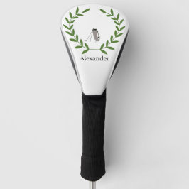 Fahrerabdeckung mit Laurel Wreath und Golf Bag Headcover