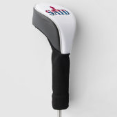 Fahrerabdeckung, weiß golf headcover (angewinkelt)
