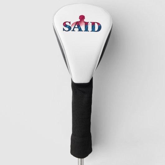Fahrerabdeckung, weiß golf headcover (Vorderseite)