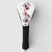 Fahrerabdeckung, weiß golf headcover (Vorderseite)