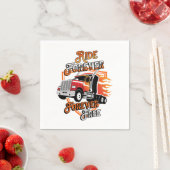 Fahrergeschenk für den Coolen LKW-Fahrer Serviette (Beispiel)