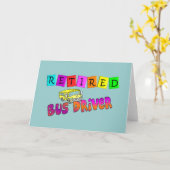 Fahrergeschenke für den gefahrenen Bus Karte (Gelbe Blume)