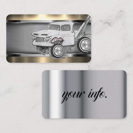 Fahrerkarte Visitenkarte (Vorne/Hinten)