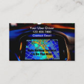 Fahrerkarten für den Uber-Fahrer Visitenkarte (Vorderseite)