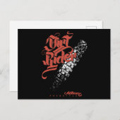 Fahrermotocross Postkarte (Vorne/Hinten)