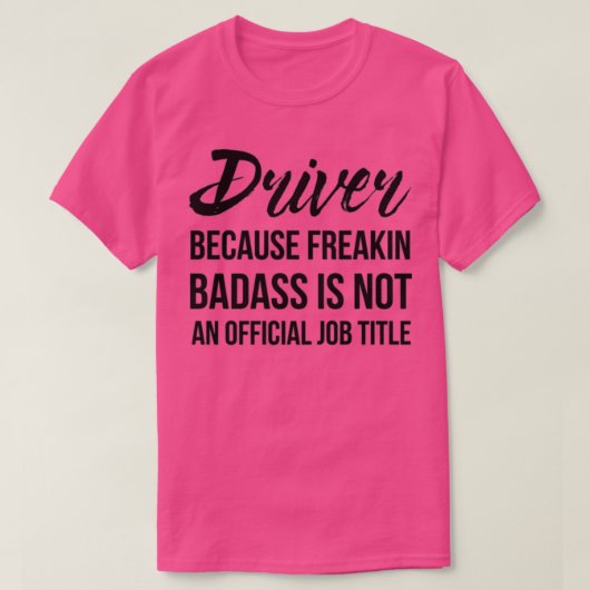 Fahrerplakette T-Shirt (Design vorne)