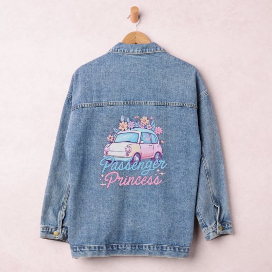 Fahrgast-Prinzessin-Auto Whimsical Jeansjacke (Hangar)