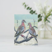 Fahrgasttauben Postkarte (Stehend Vorderseite)