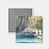 Fährhafen auf der Insel Capri Magnet (Vorderseite/Rückseite)