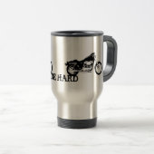 FAHRharte Motorrad-Reise-Tasse Reisebecher (VorderseiteRechts)