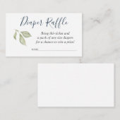 Fahrkarte für Windeln Begleitkarte (Vorne/Hinten)