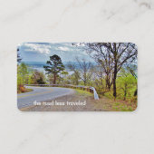 Fahrkarte mit weniger Reisende Visitenkarte (Vorderseite)