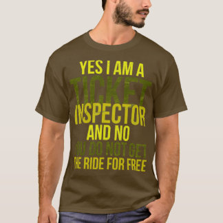Fahrkarteninspektor in der U-Bahn T-Shirt