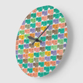 Fahrkartenmontage Große Wanduhr (Winkel)