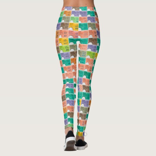 Fahrkartenmontage Leggings (Rückseite)